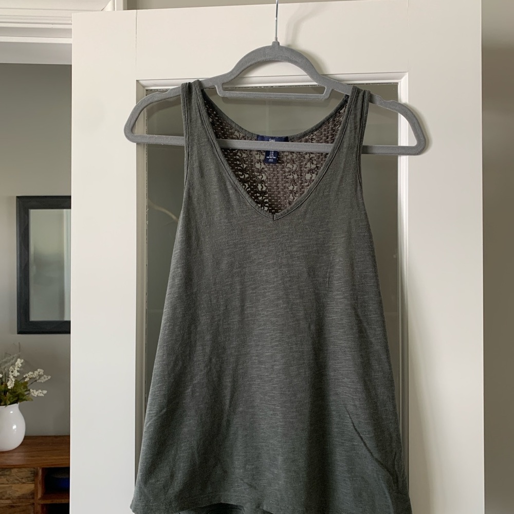GAP Green Sleeveless Top